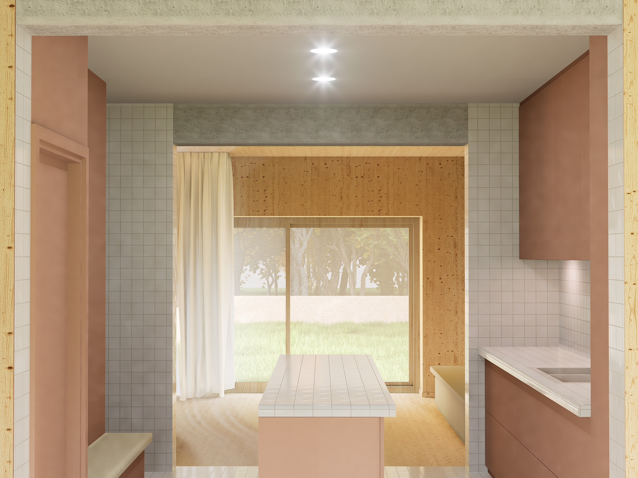 Transformation d'une maison en deux logements en Gironde - Numen Architecture