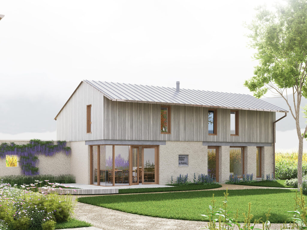 Transformation d'une grange en maison d'hôtes dans les Landes - Numen Architecture