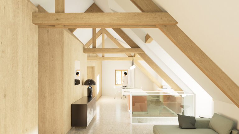 Aménagement de combles en logement en Alsace